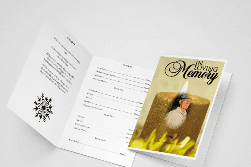 writing an obituary template