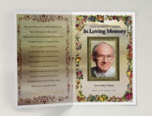 Use a funeral program template