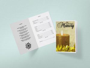 how to write funeral program