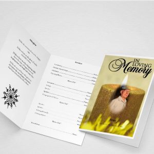 Dying Funeral Program Word Template