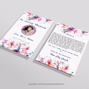 Funeral Flyer Template
