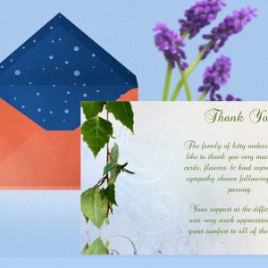 Natural Thank You Card Template
