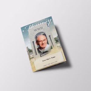 Flying Soldier Funeral Program
