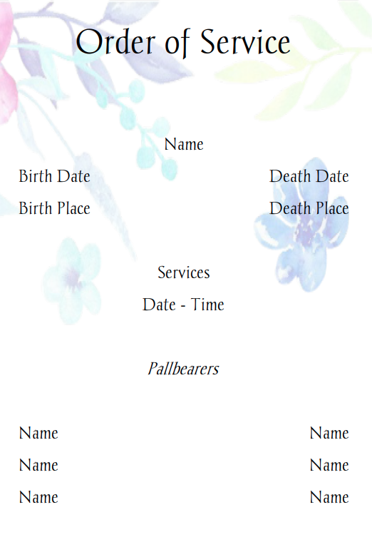 multicolor-floral-funeral-program-template-inside-right