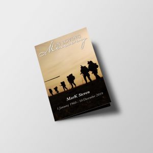 Army Special Funeral Program Template