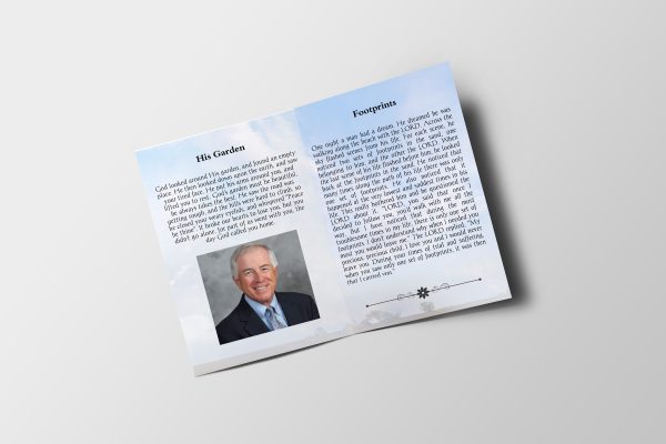 Dove 8 Page Funeral Program Template inner 3