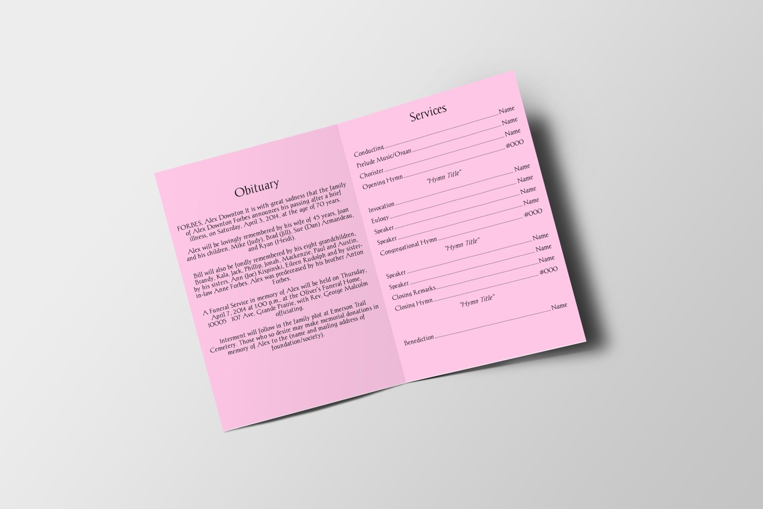Floral Corner Funeral Program Template QuickFuneral LLC floral-corner-funeral-program-template-quickfuneral-llc