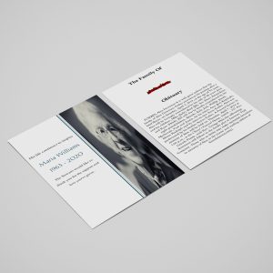 Simple Funeral Thank You Card Template