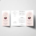 Tri fold Funeral Programs Templates | Tri Fold Free Funeral Program