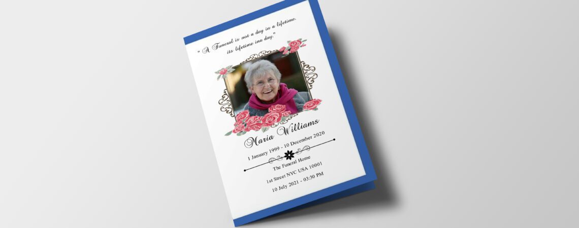 Booklet For Funeral