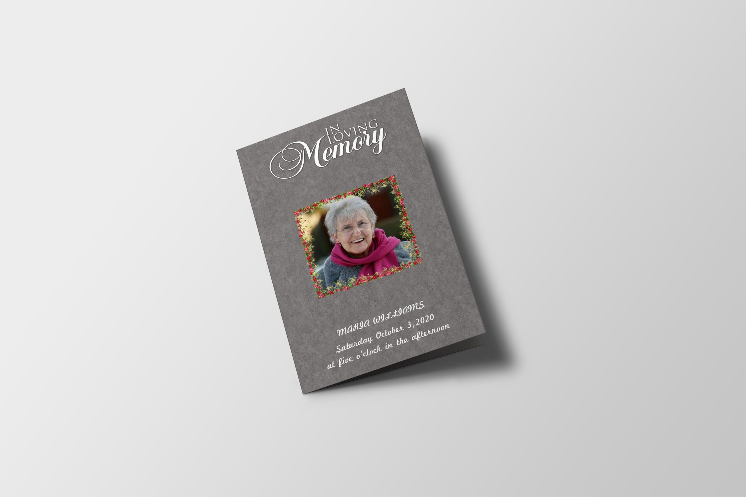 Example Of Funeral Program