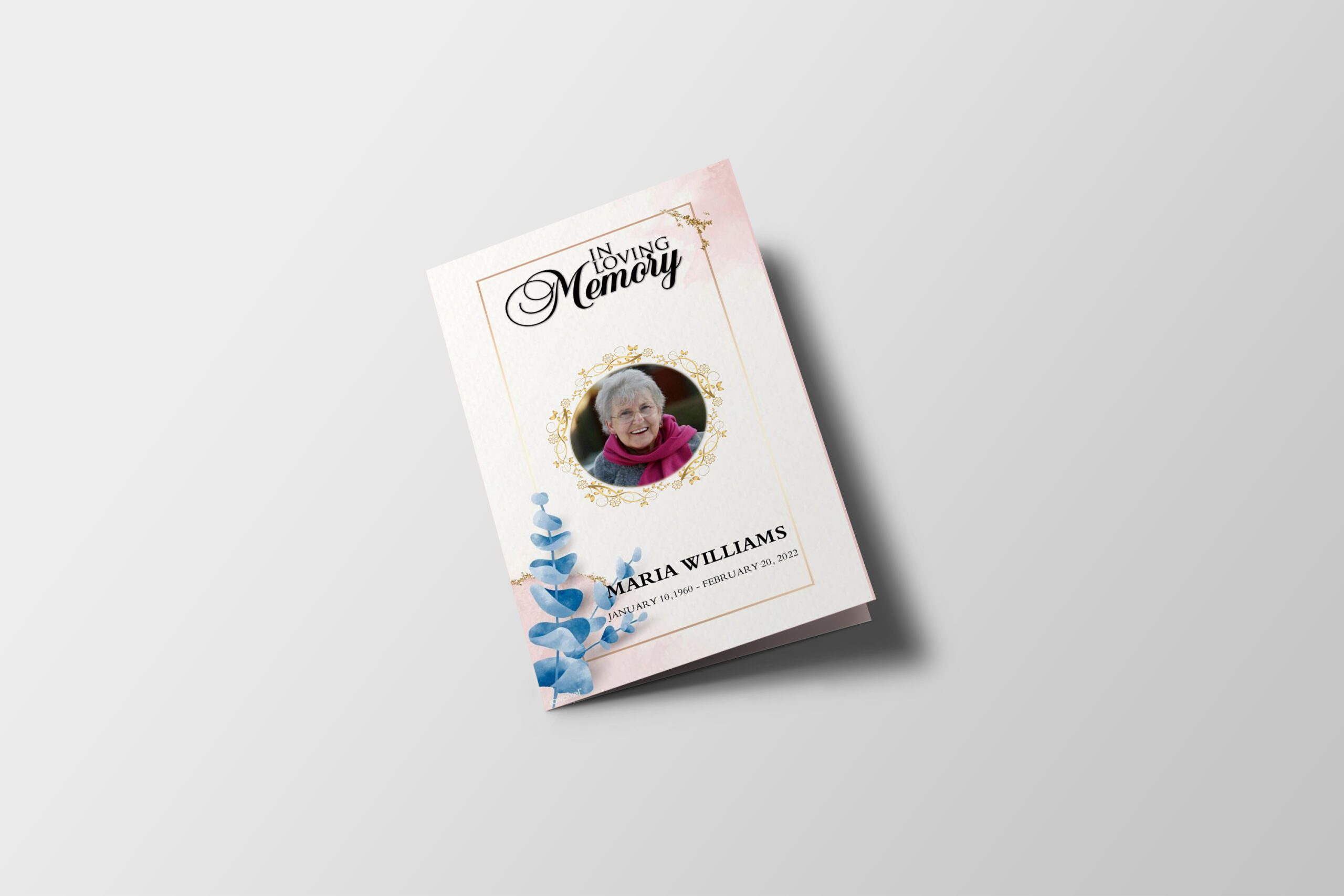 Template For Funeral Program