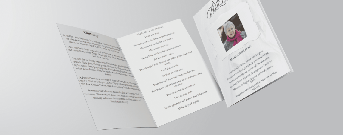 Crafting a Loving Tribute with an Obituary Free Template