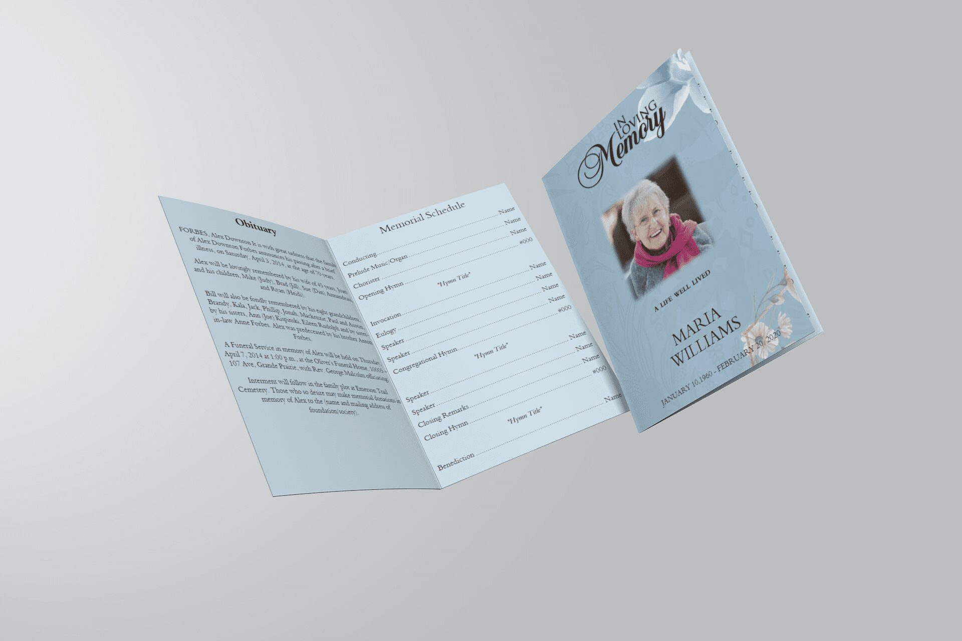 Order Of Service Catholic Funeral Template Order Of Service Catholic Funeral Template