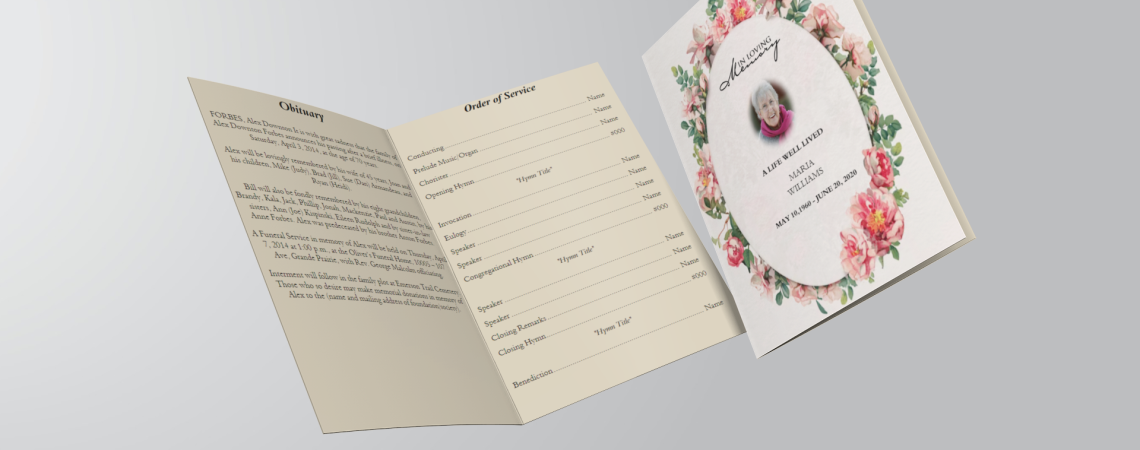 Creating the Perfect Funeral Program Template