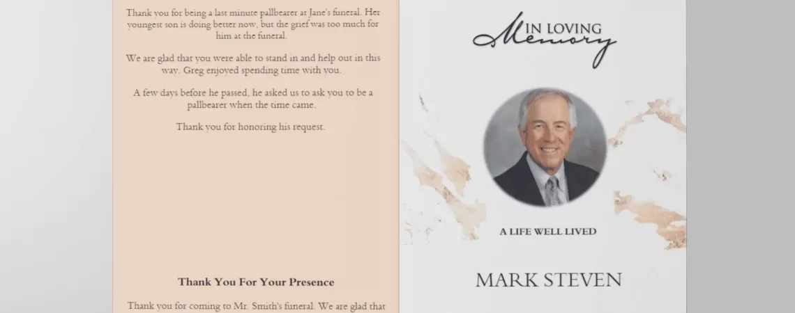 How to Create a Personalized Obituary Program That Truly Honors a Life