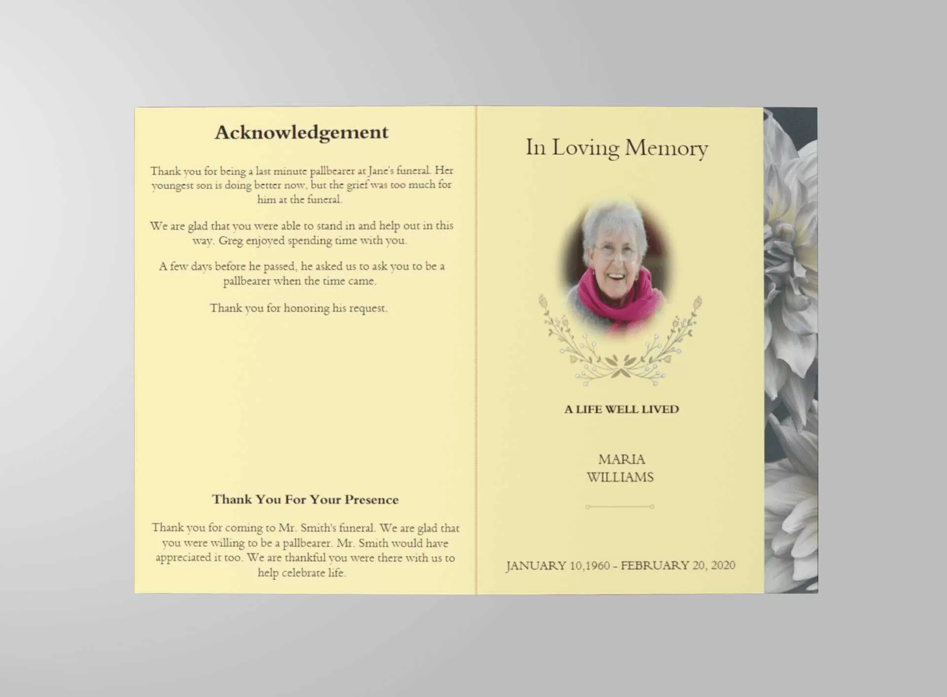 Obituary Template – Tips, Examples, and Free Templates