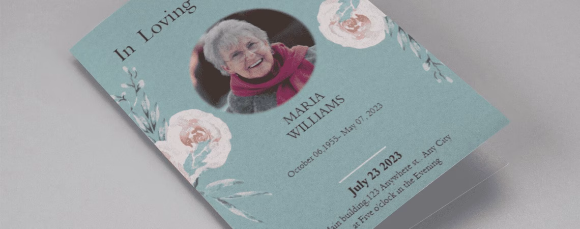 How to Create a Funeral Program That Honors a Life Beautifully